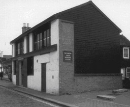 Outside Leigh Heritage Centre